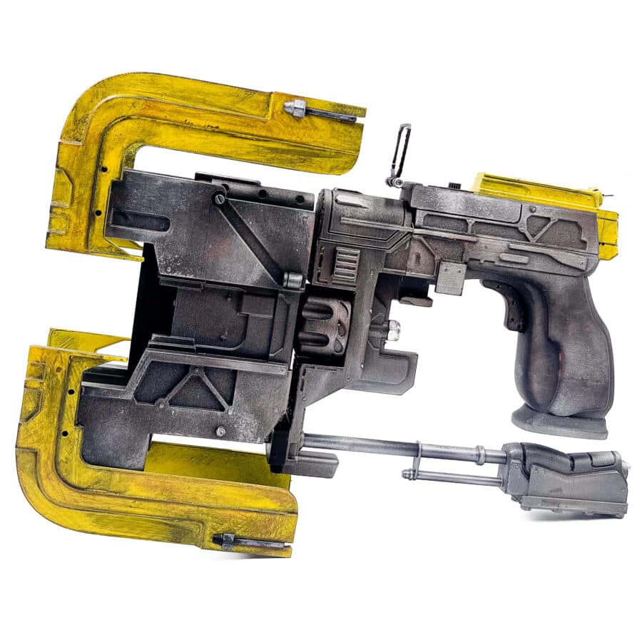 Detailed Plasma Cutter Replica with Real Lasers Inspired by Dead Space