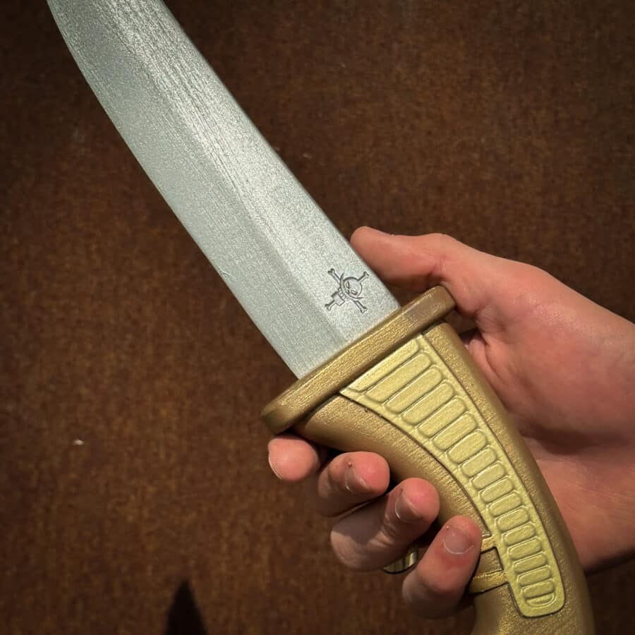 Portgas D. Ace's Knife Prop from One Piece - Detail View
