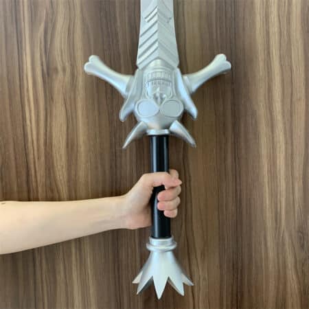 Impressive Rebellion Sword replica inspired by Devil May Cry, handcrafted from safe PU rubber, perfect for cosplay or gaming memorabilia collectors