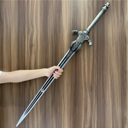 Powerful Wolf Knight's Greatsword replica inspired by Dark Souls 3, handcrafted from safe PU rubber