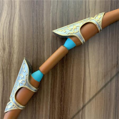Beautiful Bow and optional Shield replicas inspired by The Legend of Zelda, handcrafted from safe PU rubber, perfect for cosplay or gaming memorabilia collectors