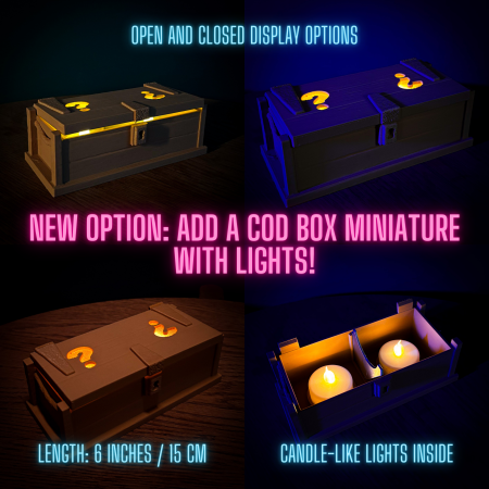 cod mystery box miniature replica