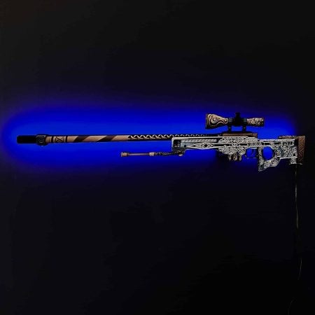 AWP Gungnir rgb wall art cs go