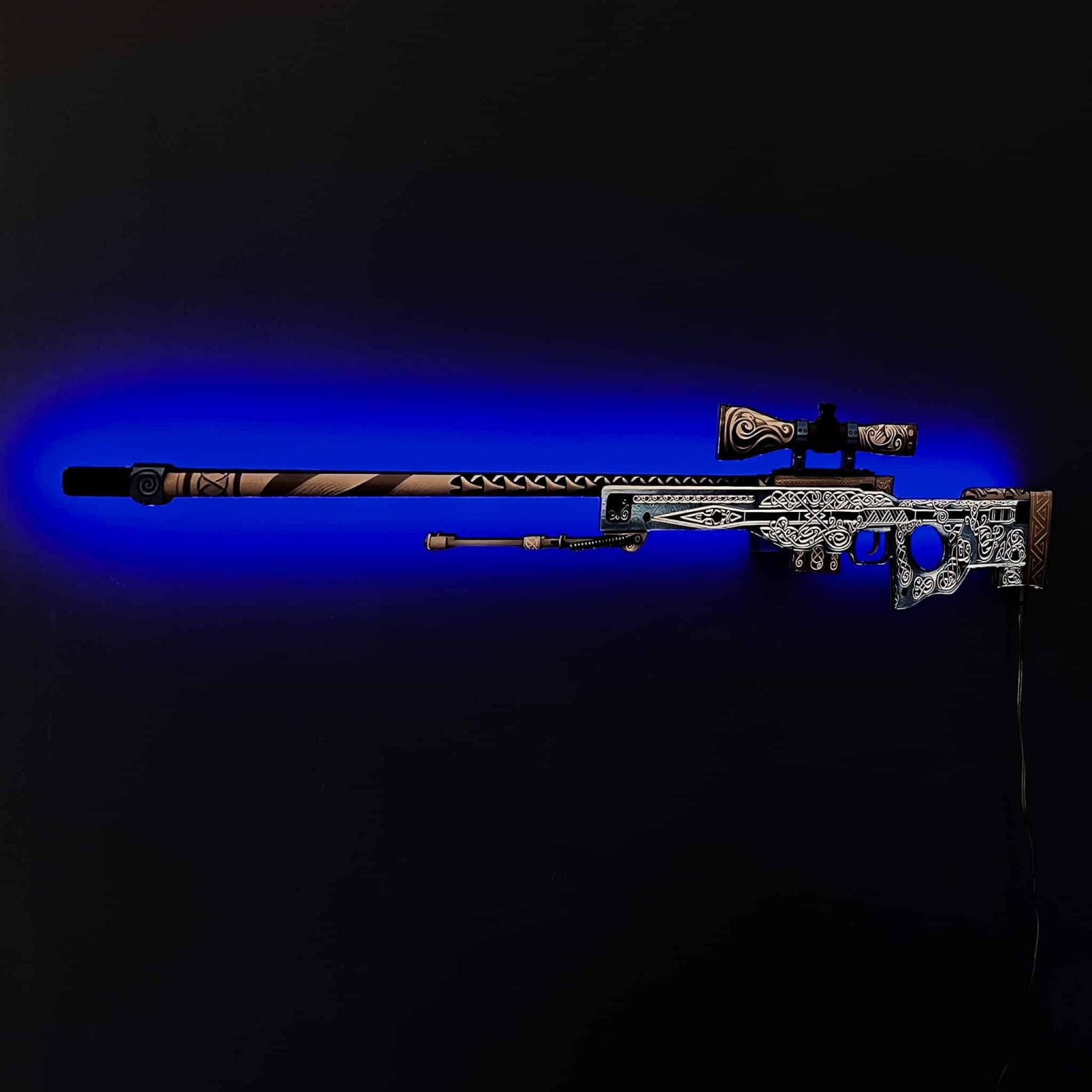 AWP Gungnir RGB Wall Art - CS GO - Blasters4Masters