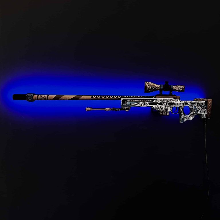 AWP Gungnir RGB Wall Art - CS GO - Blasters4Masters