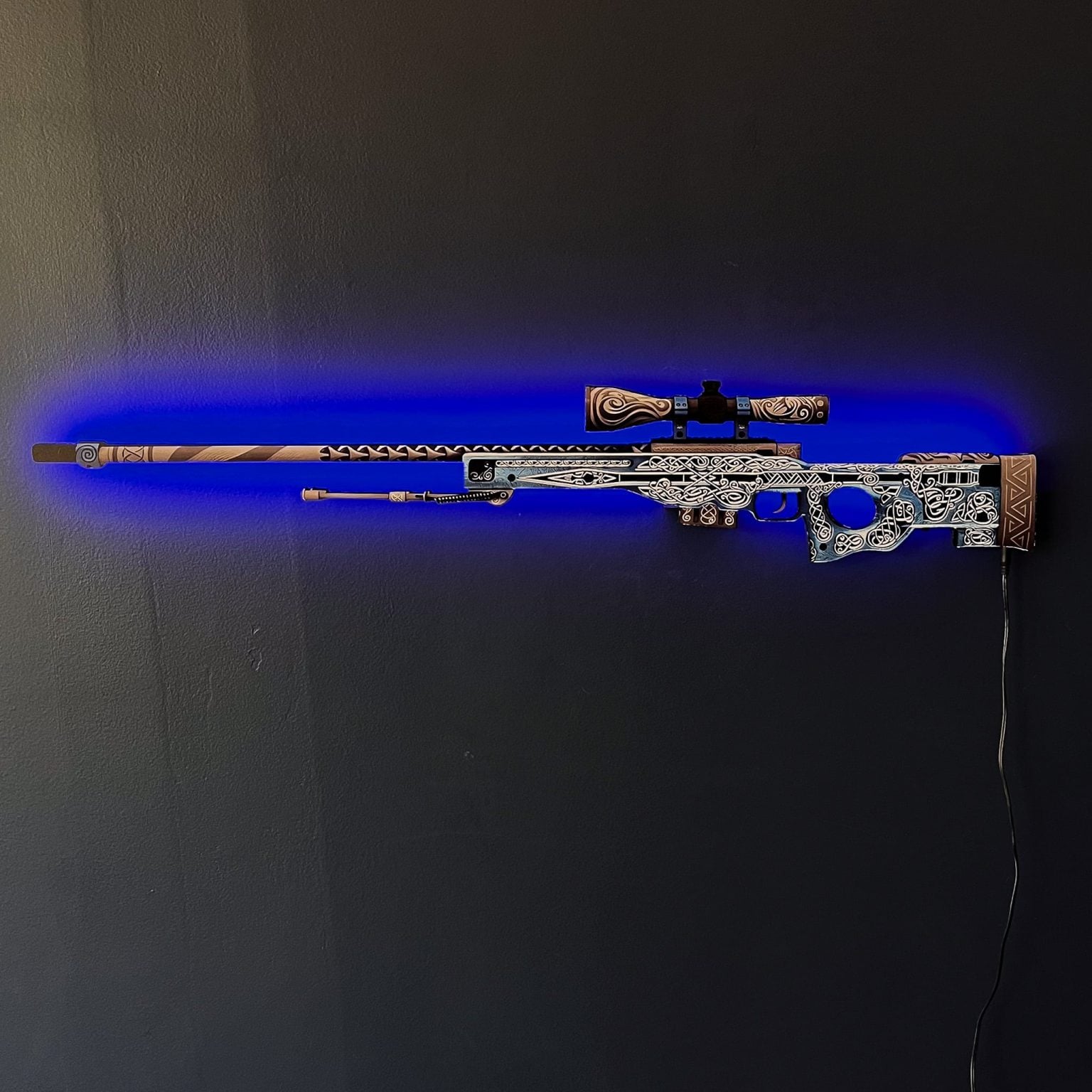 AWP Gungnir RGB Wall Art - CS GO - Blasters4Masters