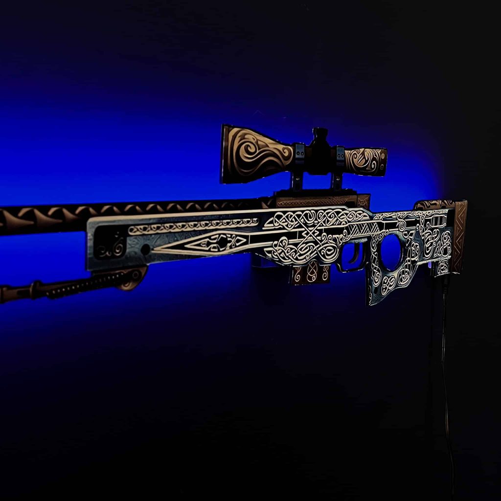 AWP Gungnir RGB Wall Art - CS GO - Blasters4Masters