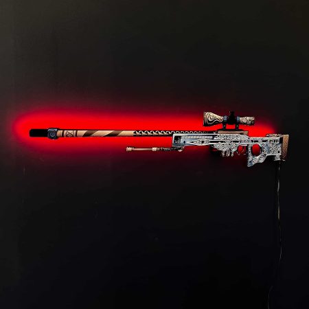 AWP Gungnir rgb wall art cs go