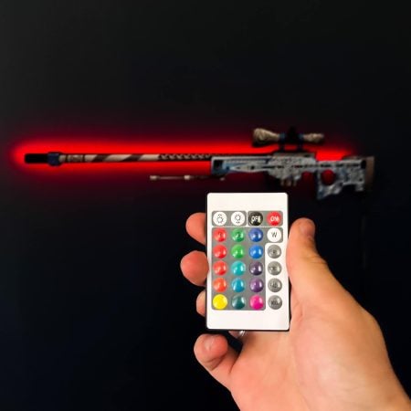 AWP Gungnir rgb wall art cs go