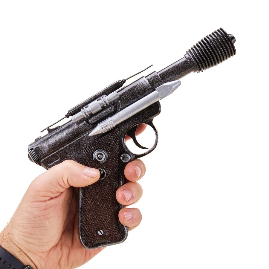 DT-12 Heavy Blaster Pistol - Greedo Blaster replica prop from Star Wars by Blasters4Masters