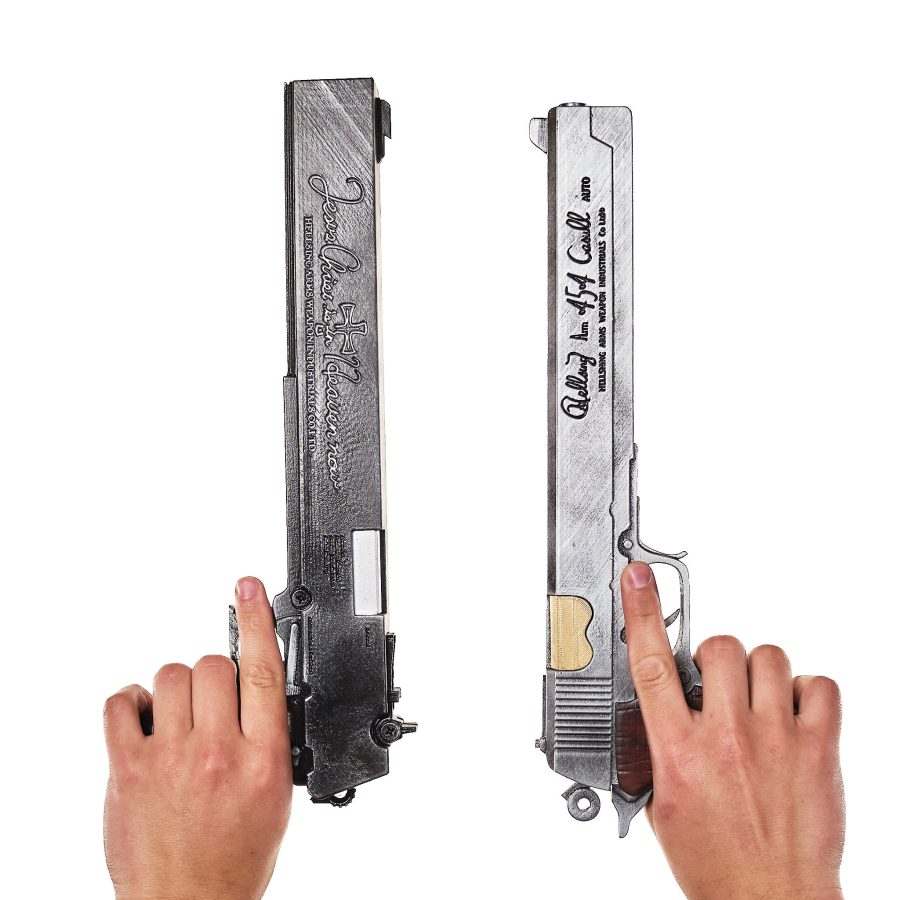 Hellsing ARMS Casull Auto Jackal Dual replica prop from Hellsing by Blasters4Masters