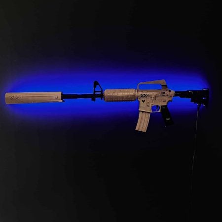 M4A1-S Printstream RGB Wall Art – CS GO