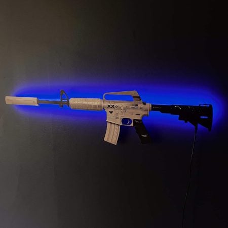 M4A1-S Printstream RGB Wall Art – CS GO