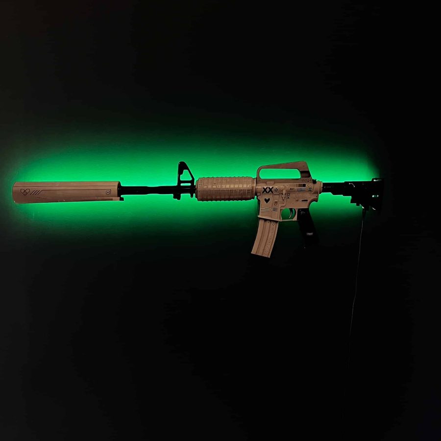 M4A1-S Printstream RGB Wall Art - CS GO - Blasters4Masters