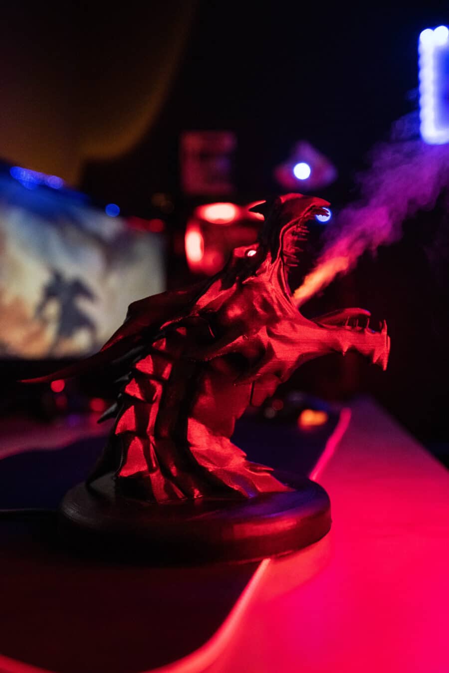 Handcrafted Smoky Dragon Diffuser Inspired by Skyrim's Alduin