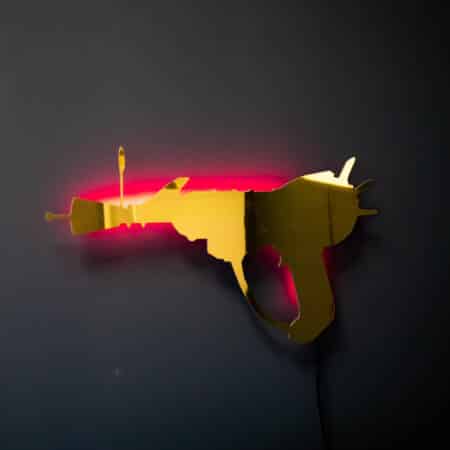 Golden Ray Gun RGB Wall Art - Call of Duty
