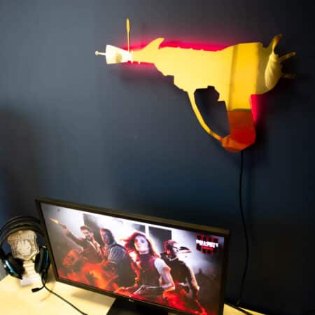 Golden Ray Gun RGB Wall Art - Call of Duty
