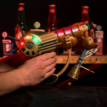 Golden Ray Gun Replica with LED Lights Inspired by Call of Duty Zombies