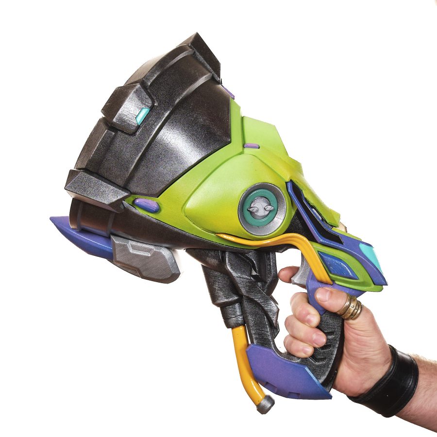 Lucio Sonic Amplifier replica prop from Overwatch 2 by Blasters4Masters