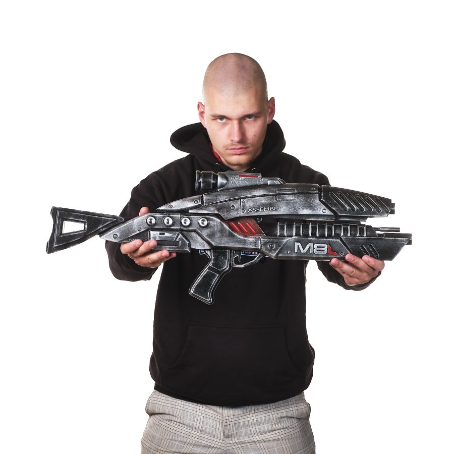 M-8 Avenger Gun prop replica from Mass Effect by Blasters4Masters