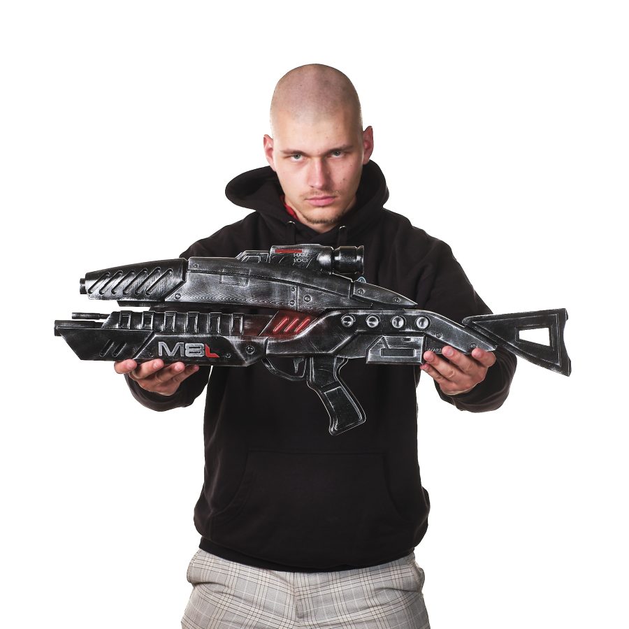 M-8 Avenger Gun prop replica from Mass Effect by Blasters4Masters