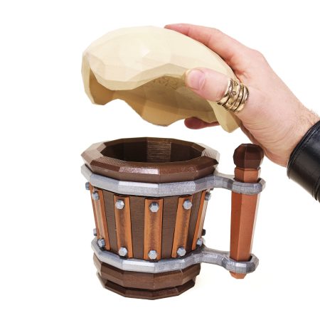 Malt Rockbearer Mug replica prop from Deep Rock Galactic by Blasters4Masters
