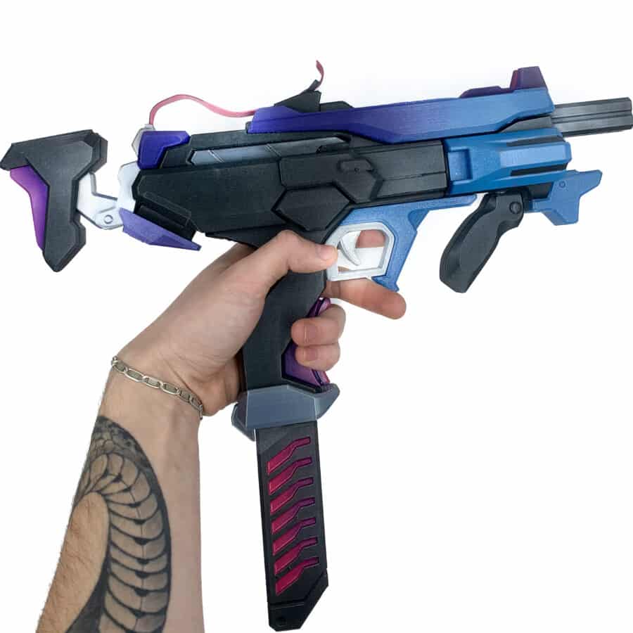 Sombras submachine gun prop replica Overwatch Blasters4Masters