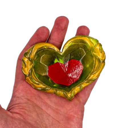Custom-made Piece of Heart from Zelda - Exquisite, Hand-Painted Prop.