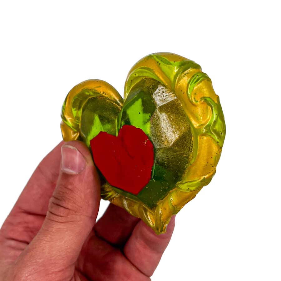 Custom-made Piece of Heart from Zelda - Exquisite, Hand-Painted Prop.