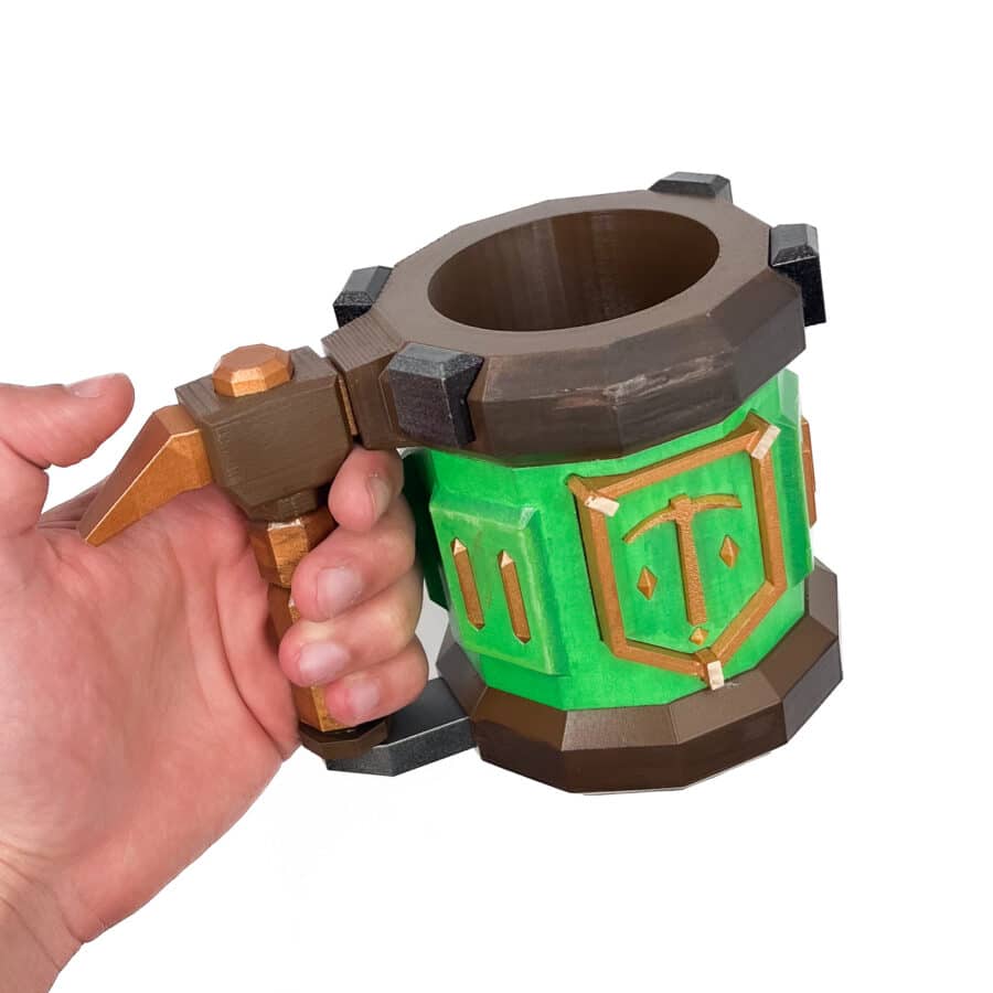 Pots O Gold mug replica prop deep rock galactic