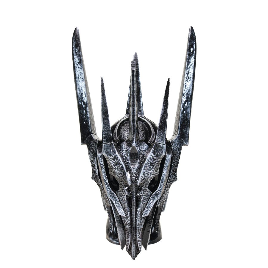 Sauron`s Helmet sculpture replica prop from The Lord of the Rings by Blasters4Masters