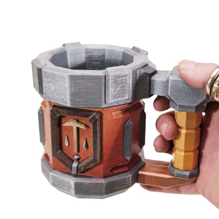 Tunnel rat mug prop replica from Deep Rock Galactic by Blasters4Masters