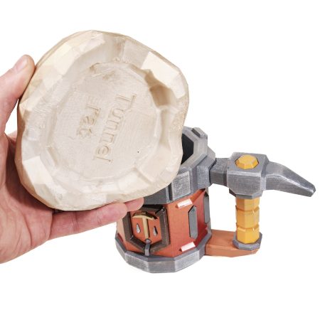 Tunnel rat mug prop replica from Deep Rock Galactic by Blasters4Masters