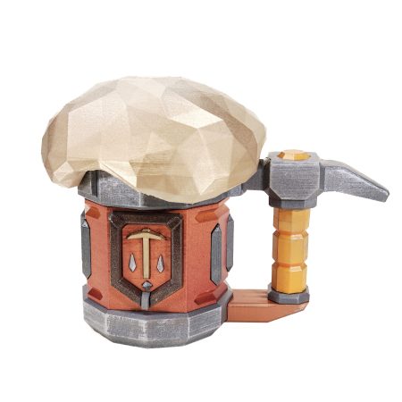 Tunnel rat mug prop replica from Deep Rock Galactic by Blasters4Masters