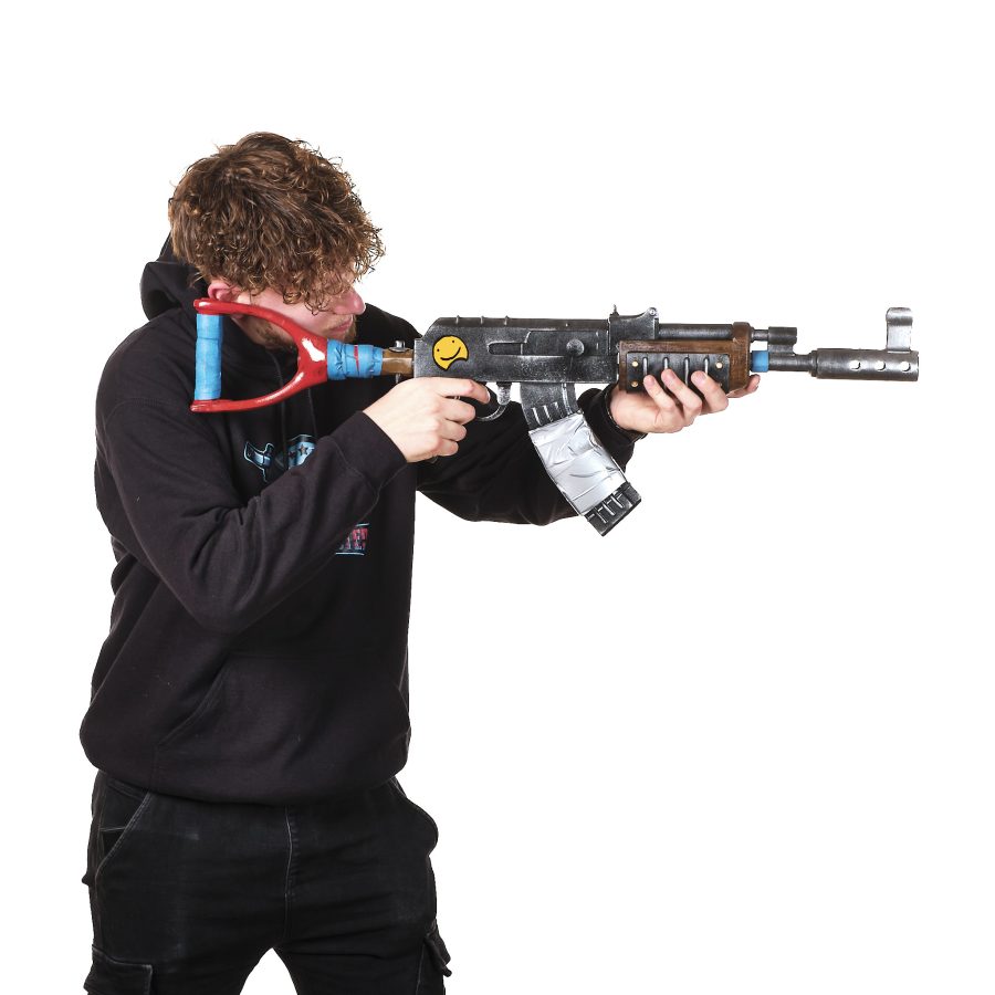 Assault Rifle replica prop from Rust by Blasters4Masters