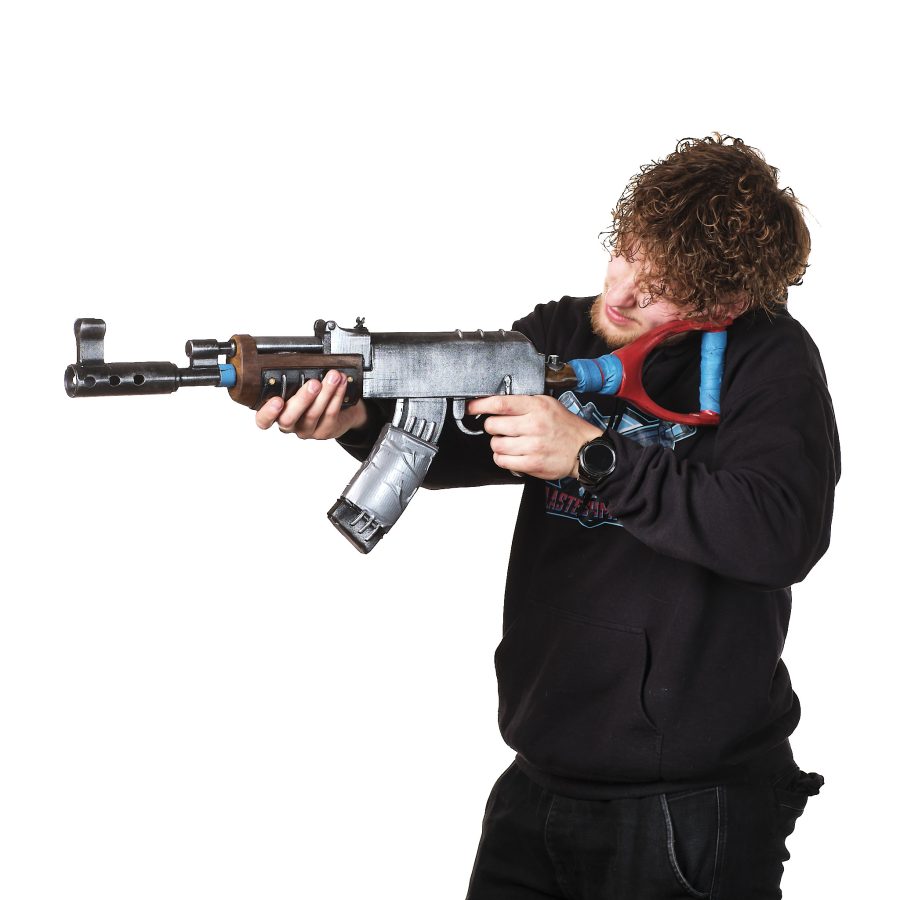 Assault Rifle replica prop from Rust by Blasters4Masters