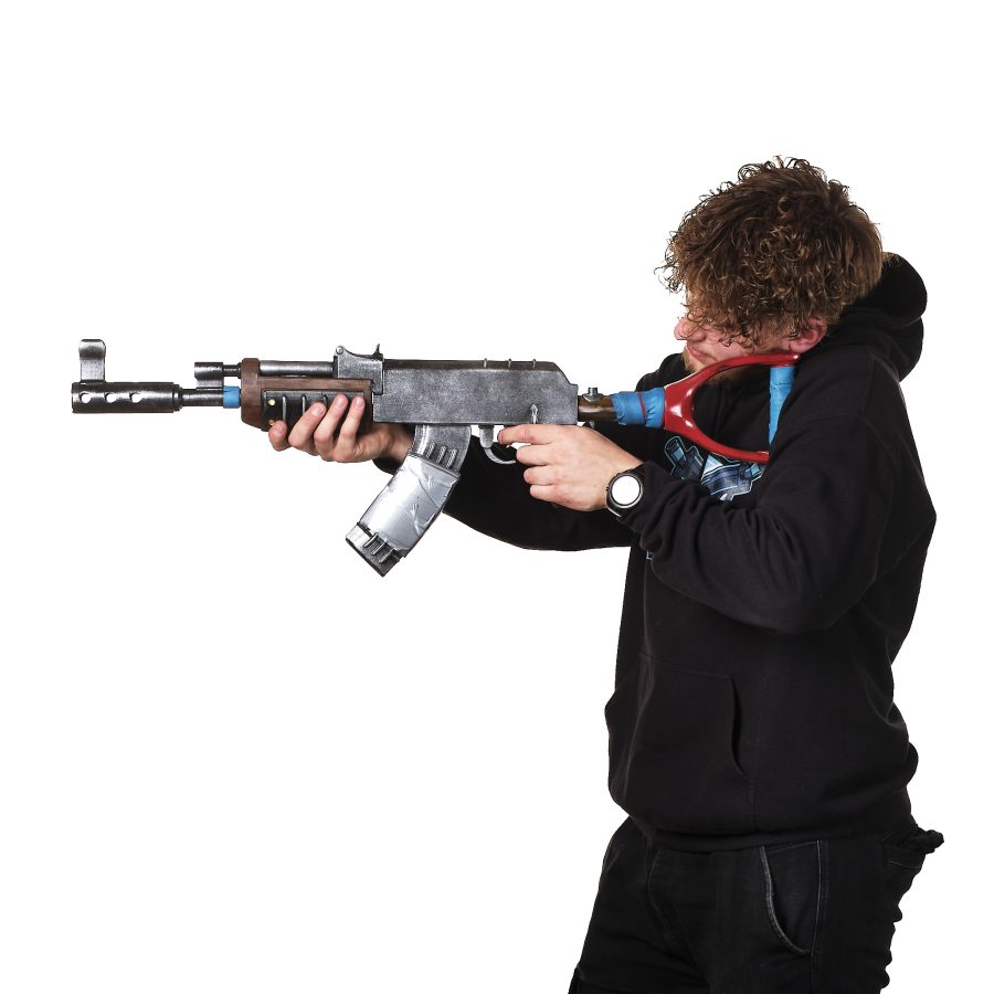 Assault Rifle replica prop from Rust by Blasters4Masters