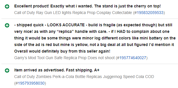 Customer review ebay2