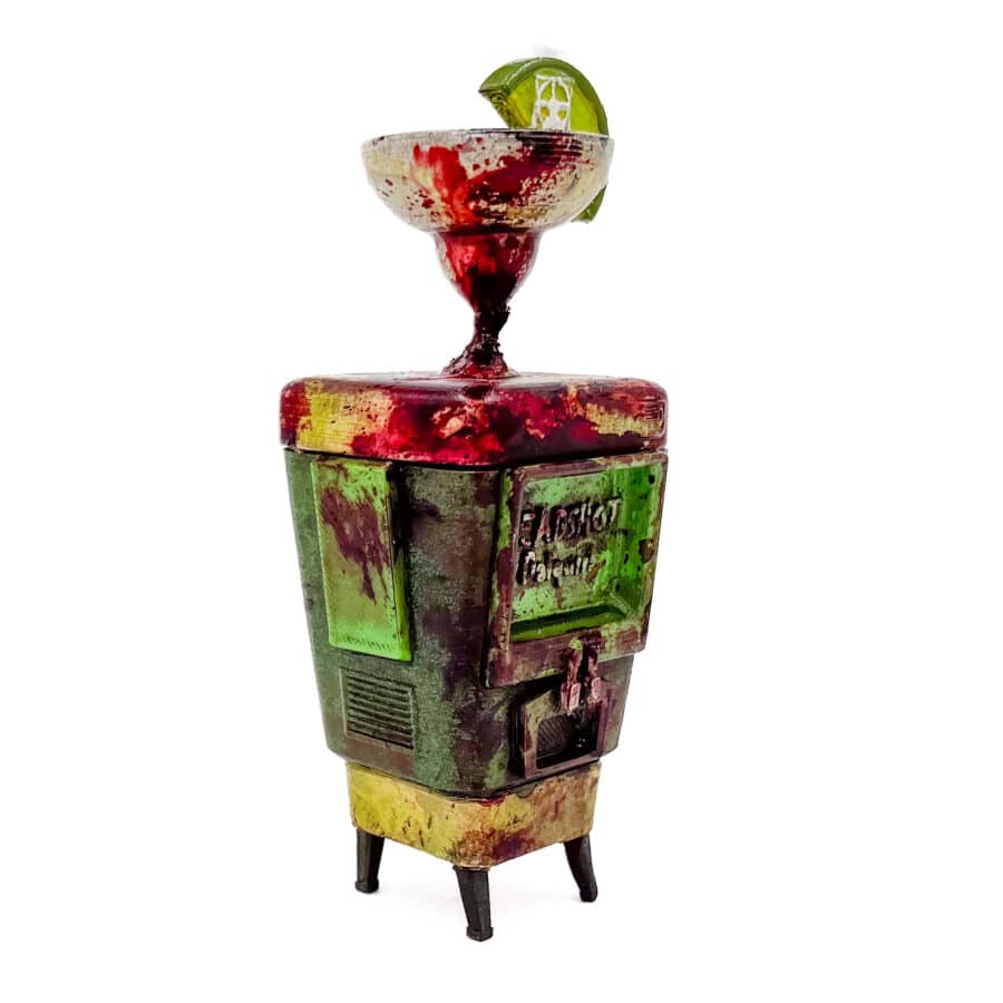 Hand-painted Deadshot Daiquiri Perk Machine Miniature from Call of Duty Zombies