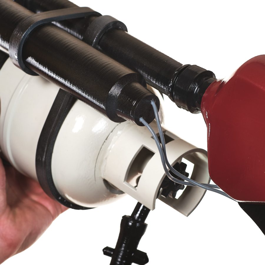 Flame Thrower prop replica from Team Fortress 2 by Blasters4Masters