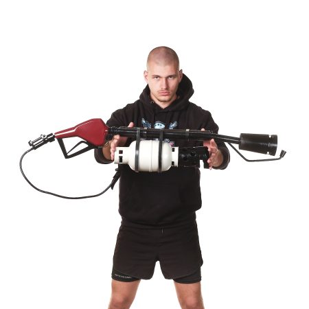 Flame Thrower prop replica from Team Fortress 2 by Blasters4Masters