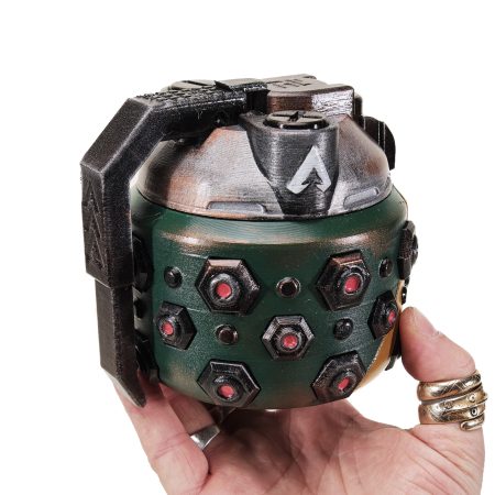 Frag grenade prop replica from Apex Legends by Blasters4Masters