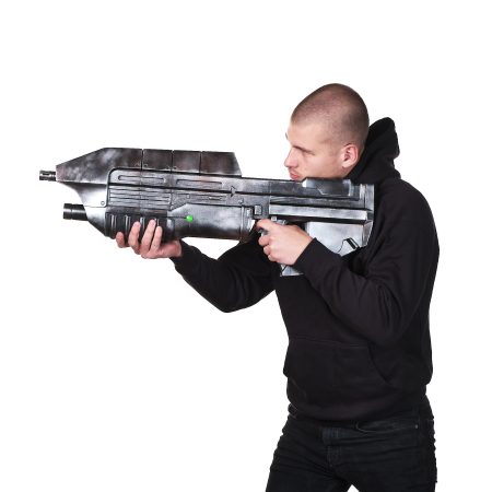 MA5B Assault Rifle replica prop from Halo Combat Evolved by Blasters4Masters