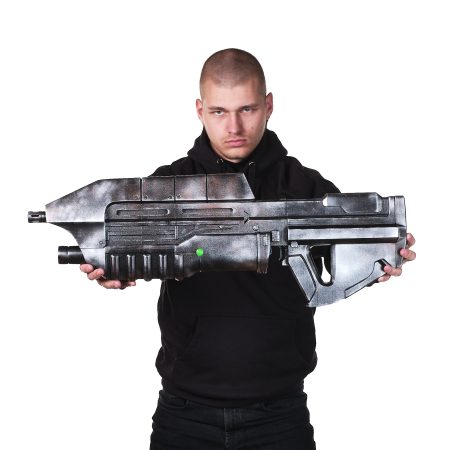 MA5B Assault Rifle replica prop from Halo Combat Evolved by Blasters4Masters