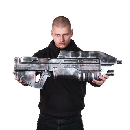 MA5B Assault Rifle replica prop from Halo Combat Evolved by Blasters4Masters