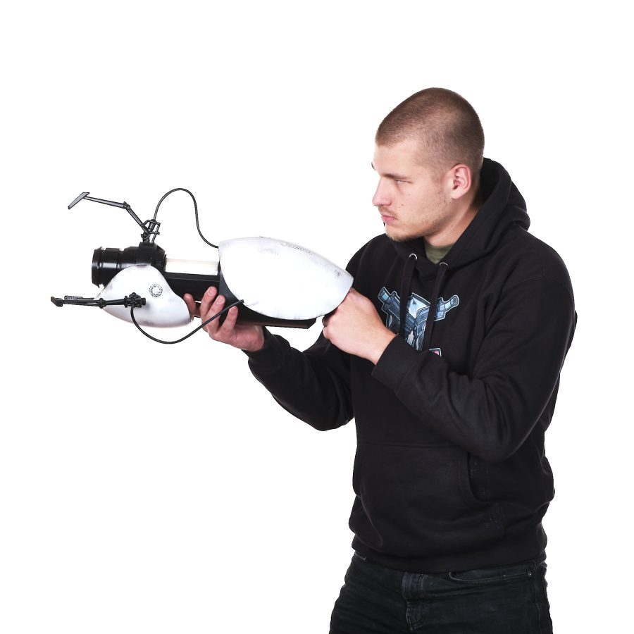 Portal Gun Handheld Portal Device replica prop from Portal 2 by Blasters4Masters