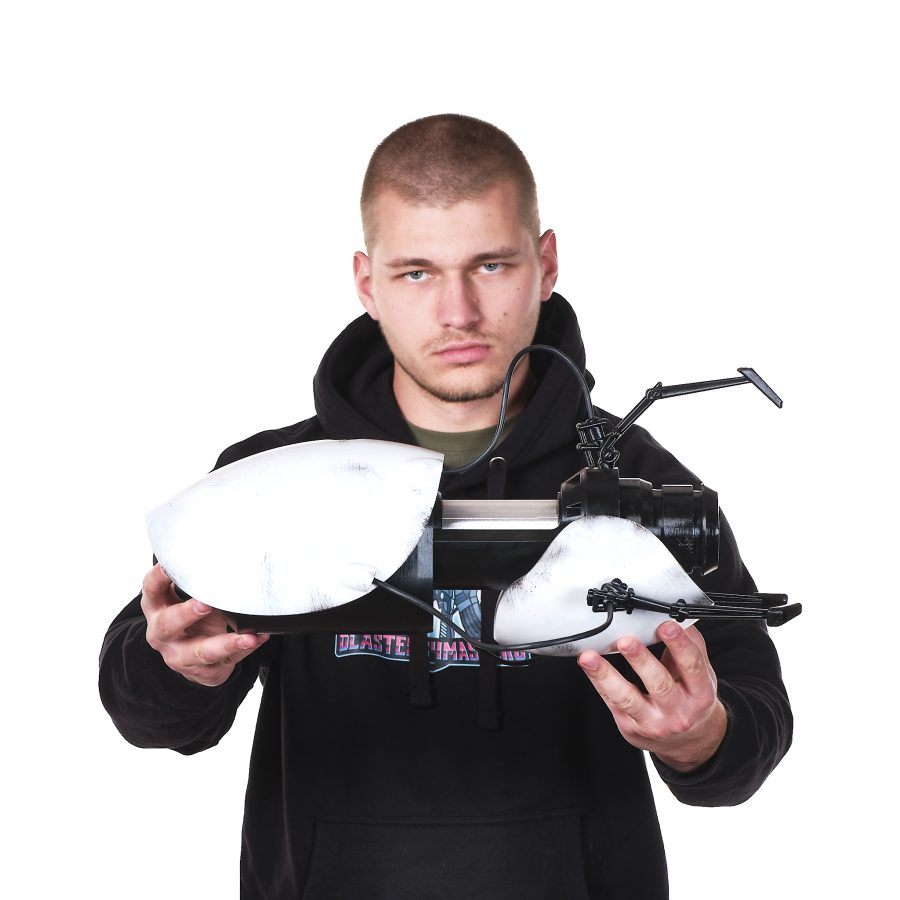 Portal Gun Handheld Portal Device replica prop from Portal 2 by Blasters4Masters