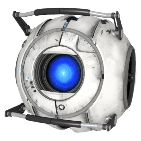 Wheatley prop replica Portal 2
