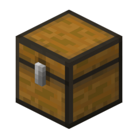 Chest prop replica Minecraft