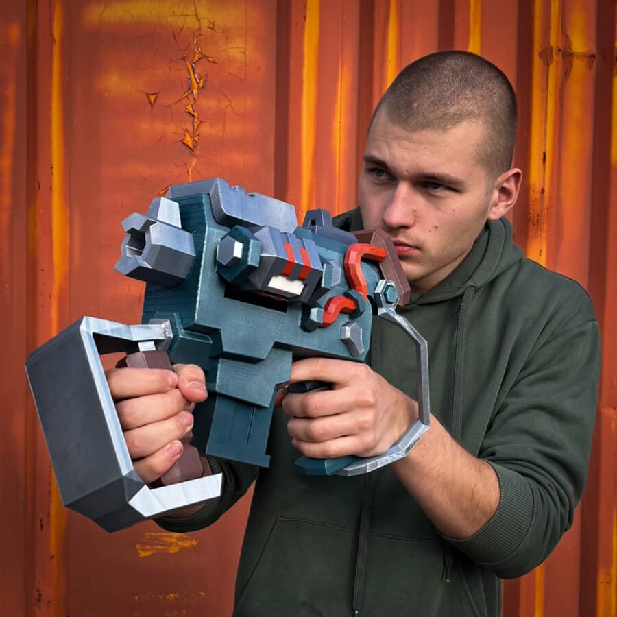 Stubby Voltaic SMG prop replica Deep Rock Galactic by Blasters4Masters